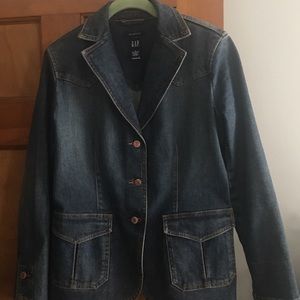 GUC GAP Denim Blazer ish Jean Jacket size S